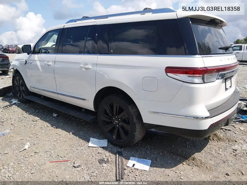 2024 Lincoln Navigator Reserve L VIN: 5LMJJ3LG3REL18358 Lot: 45643266