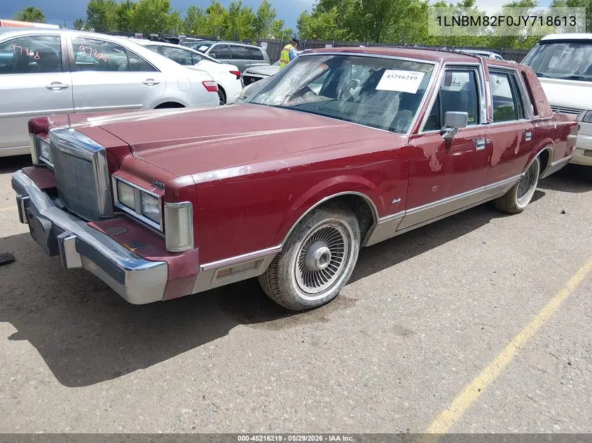 1988 Lincoln Town Car Signature VIN: 1LNBM82F0JY718613 Lot: 45216219