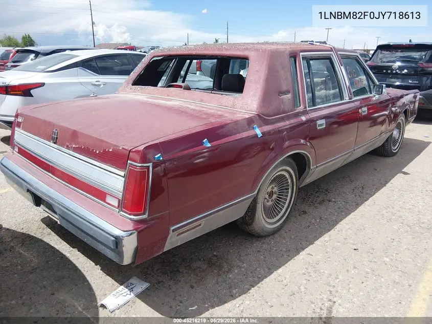 1988 Lincoln Town Car Signature VIN: 1LNBM82F0JY718613 Lot: 45216219