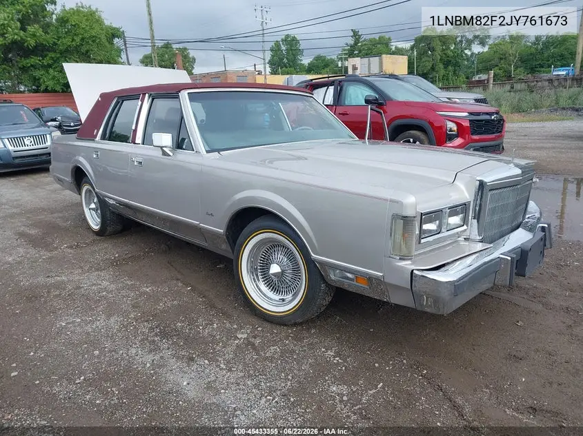 1988 Lincoln Town Car Signature VIN: 1LNBM82F2JY761673 Lot: 45433355