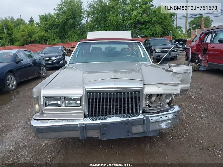 1988 Lincoln Town Car Signature VIN: 1LNBM82F2JY761673 Lot: 45433355