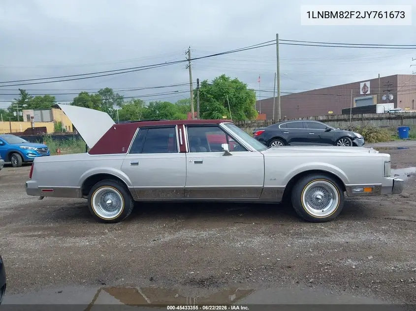 1988 Lincoln Town Car Signature VIN: 1LNBM82F2JY761673 Lot: 45433355