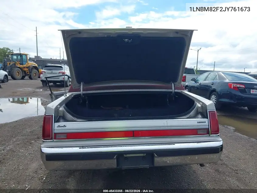 1988 Lincoln Town Car Signature VIN: 1LNBM82F2JY761673 Lot: 45433355