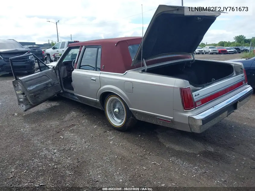 1988 Lincoln Town Car Signature VIN: 1LNBM82F2JY761673 Lot: 45433355