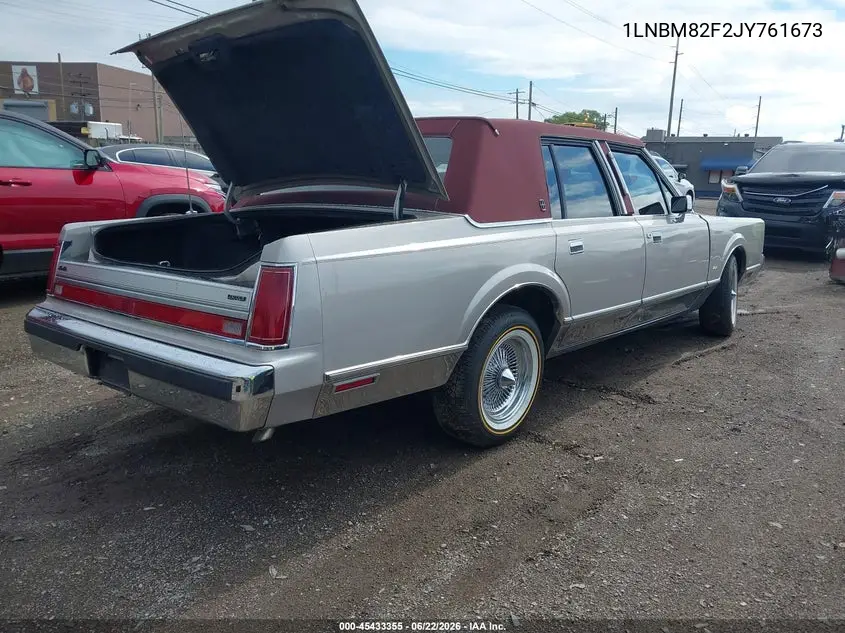 1988 Lincoln Town Car Signature VIN: 1LNBM82F2JY761673 Lot: 45433355