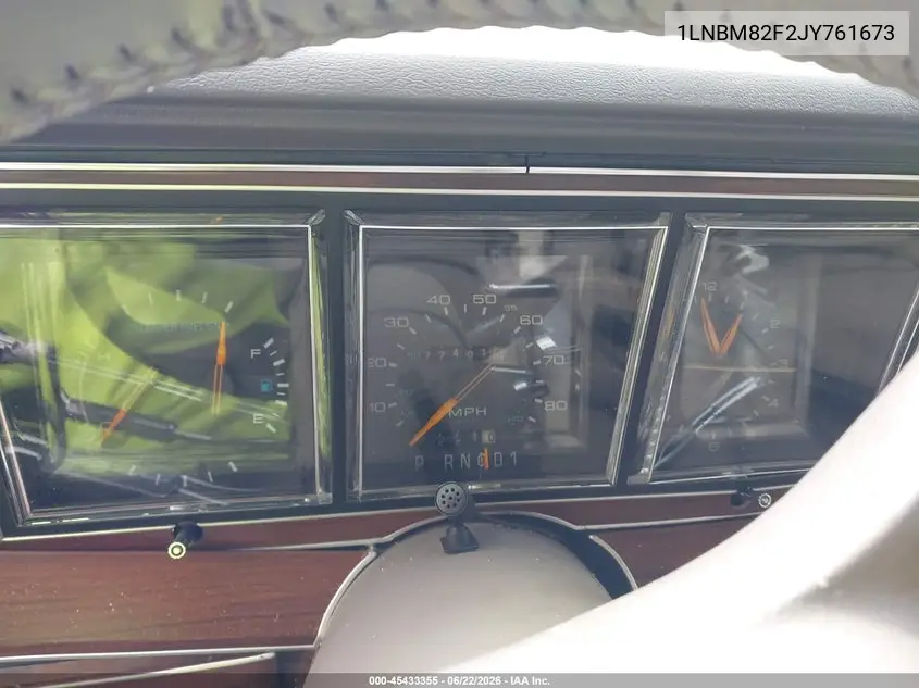 1988 Lincoln Town Car Signature VIN: 1LNBM82F2JY761673 Lot: 45433355