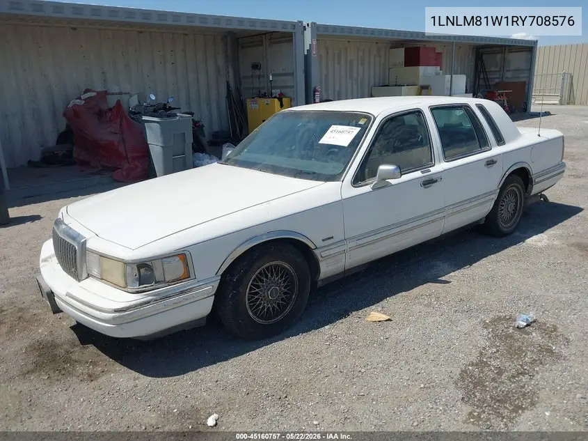 1994 Lincoln Town Car Executive VIN: 1LNLM81W1RY708576 Lot: 45160757