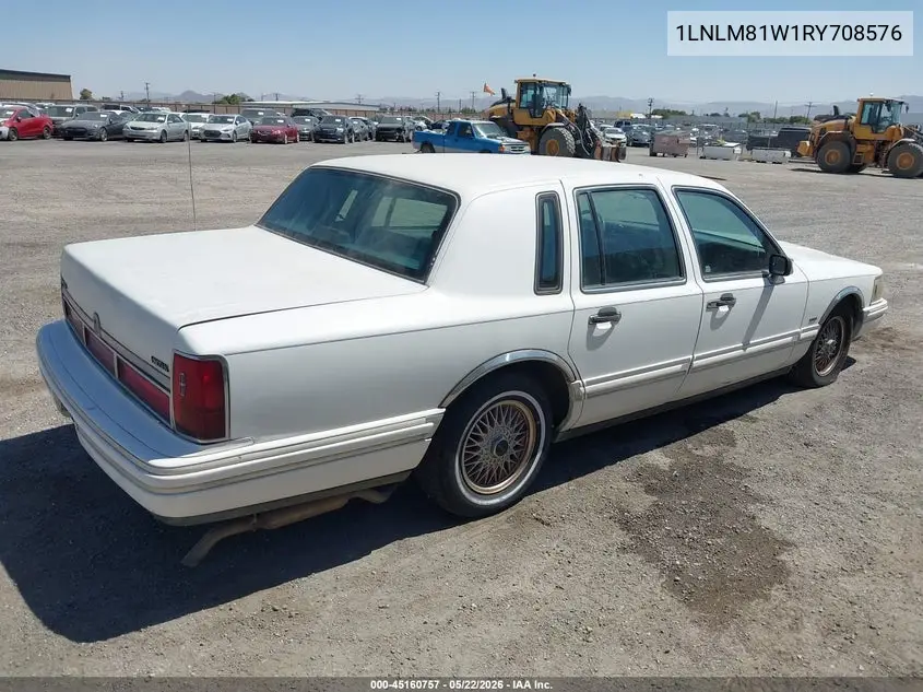 1994 Lincoln Town Car Executive VIN: 1LNLM81W1RY708576 Lot: 45160757
