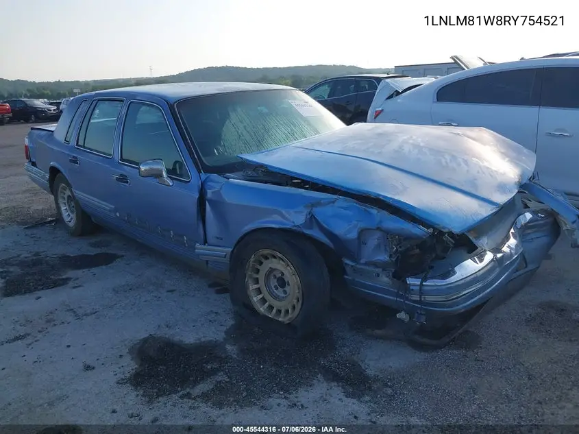 1994 Lincoln Town Car Executive VIN: 1LNLM81W8RY754521 Lot: 45544316