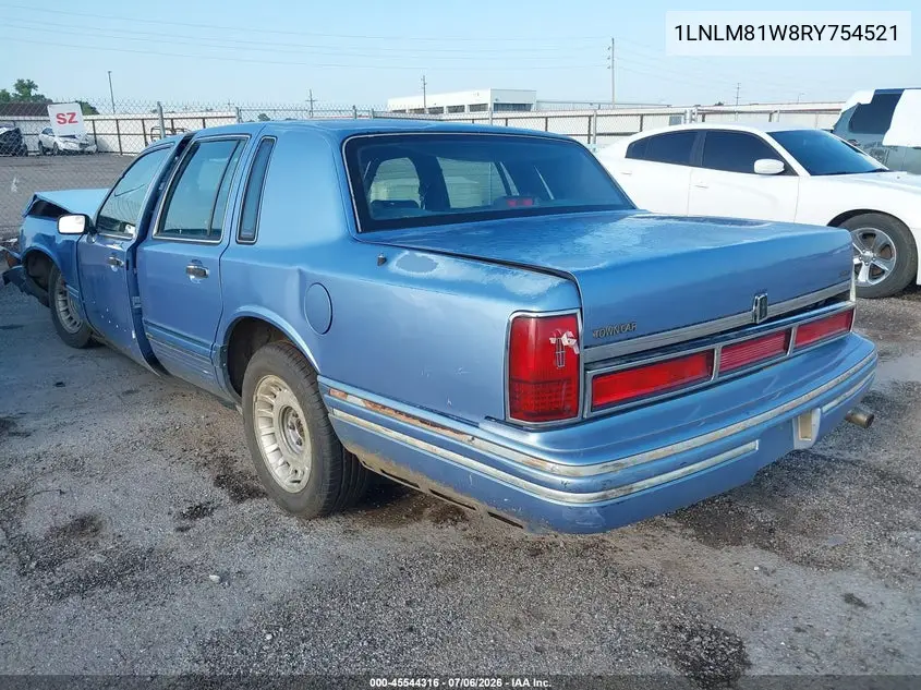 1994 Lincoln Town Car Executive VIN: 1LNLM81W8RY754521 Lot: 45544316