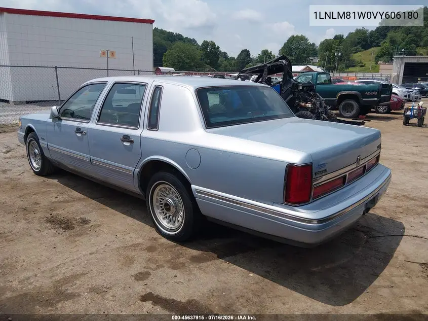 1997 Lincoln Town Car Executive VIN: 1LNLM81W0VY606180 Lot: 45637915