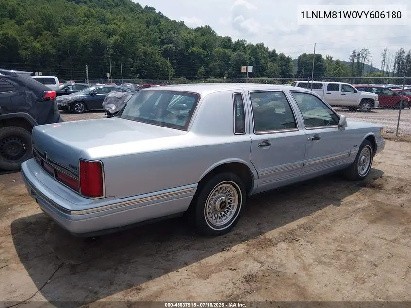 1997 Lincoln Town Car Executive VIN: 1LNLM81W0VY606180 Lot: 45637915
