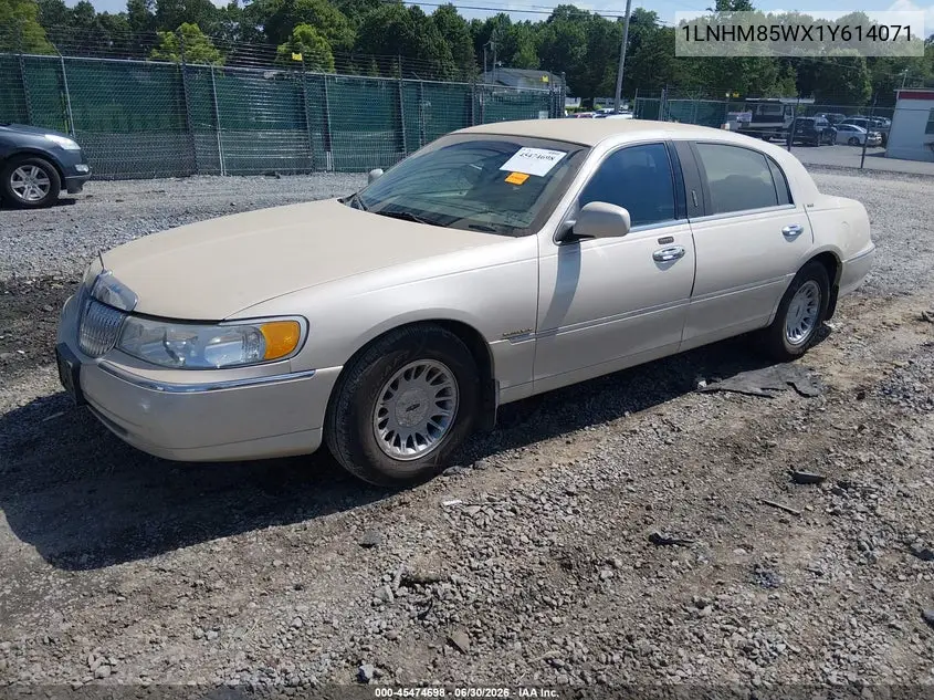 2001 Lincoln Town Car Cartier VIN: 1LNHM85WX1Y614071 Lot: 45474698
