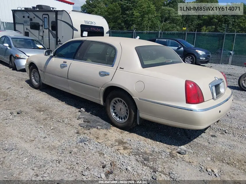 2001 Lincoln Town Car Cartier VIN: 1LNHM85WX1Y614071 Lot: 45474698