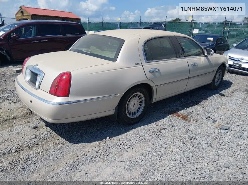 2001 Lincoln Town Car Cartier VIN: 1LNHM85WX1Y614071 Lot: 45474698