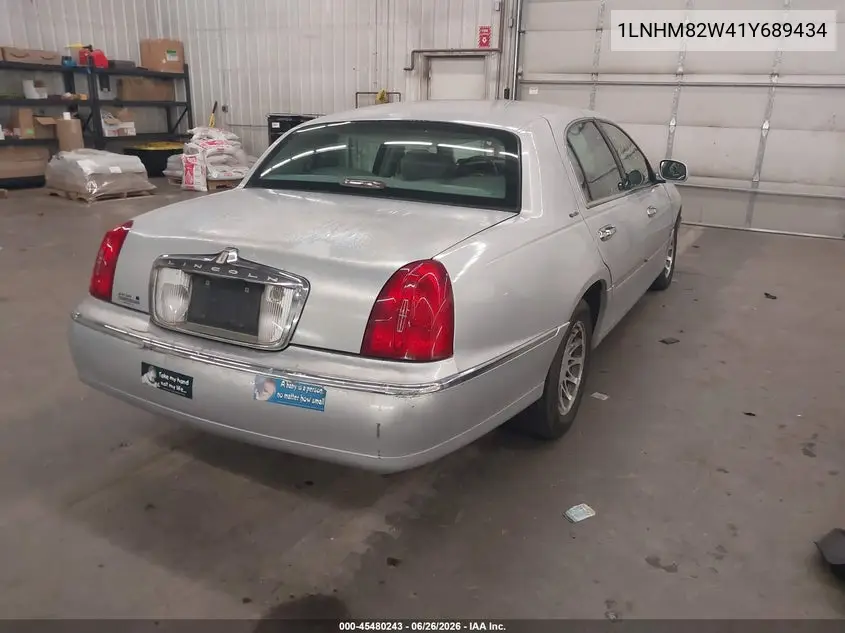 2001 Lincoln Town Car Signature VIN: 1LNHM82W41Y689434 Lot: 45480243