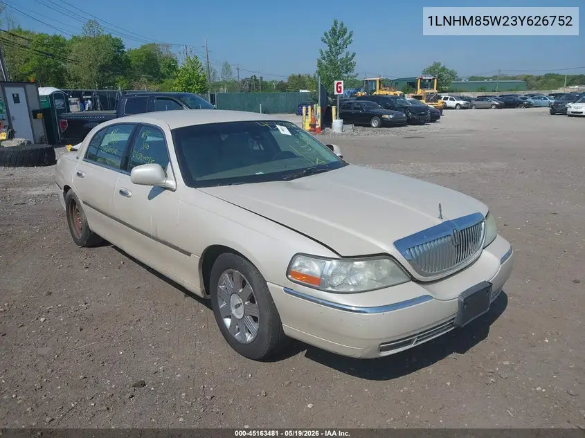 2003 Lincoln Town Car Cartier L VIN: 1LNHM85W23Y626752 Lot: 45163481