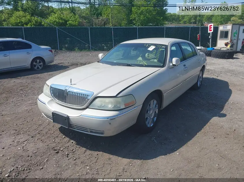 2003 Lincoln Town Car Cartier L VIN: 1LNHM85W23Y626752 Lot: 45163481