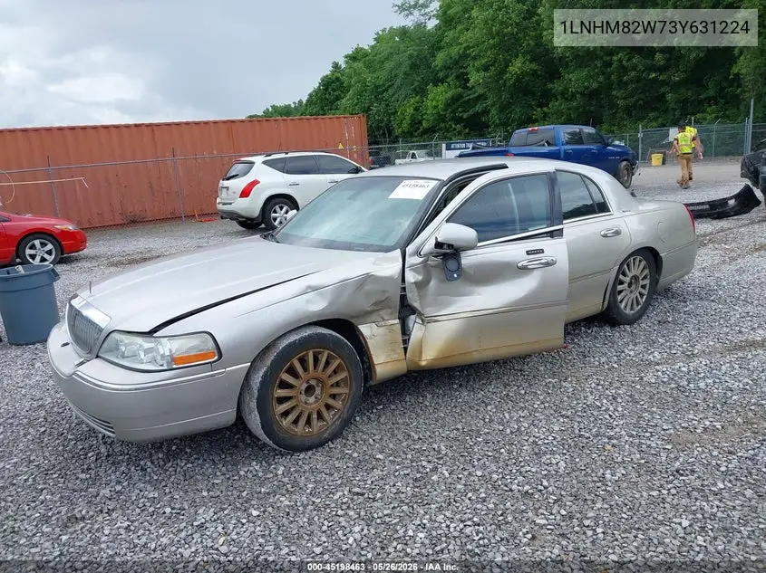 2003 Lincoln Town Car Signature VIN: 1LNHM82W73Y631224 Lot: 45198463