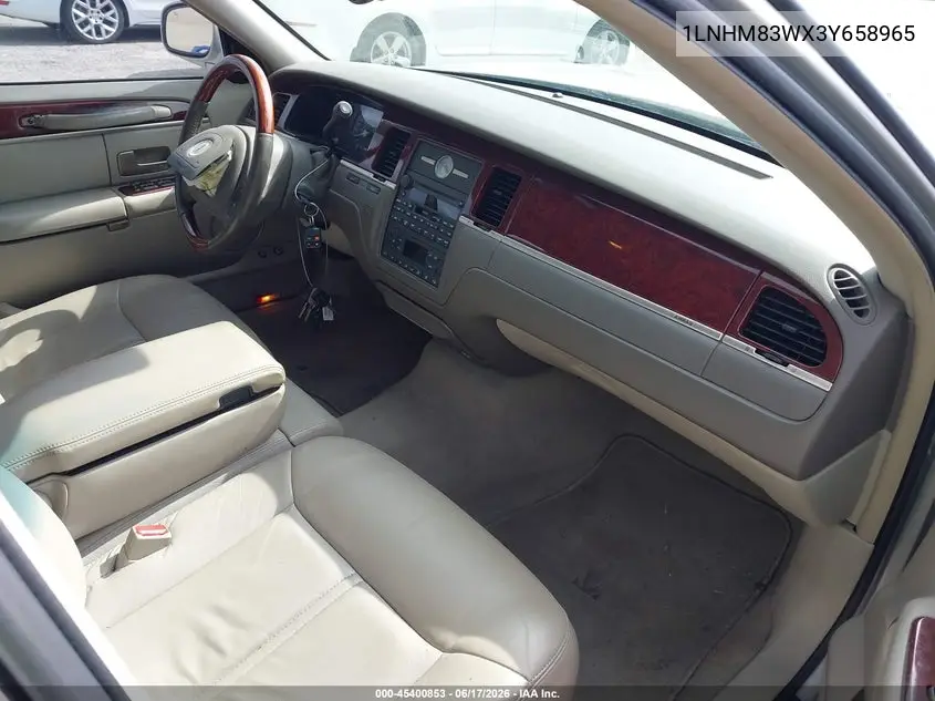 2003 Lincoln Town Car Cartier VIN: 1LNHM83WX3Y658965 Lot: 45400853