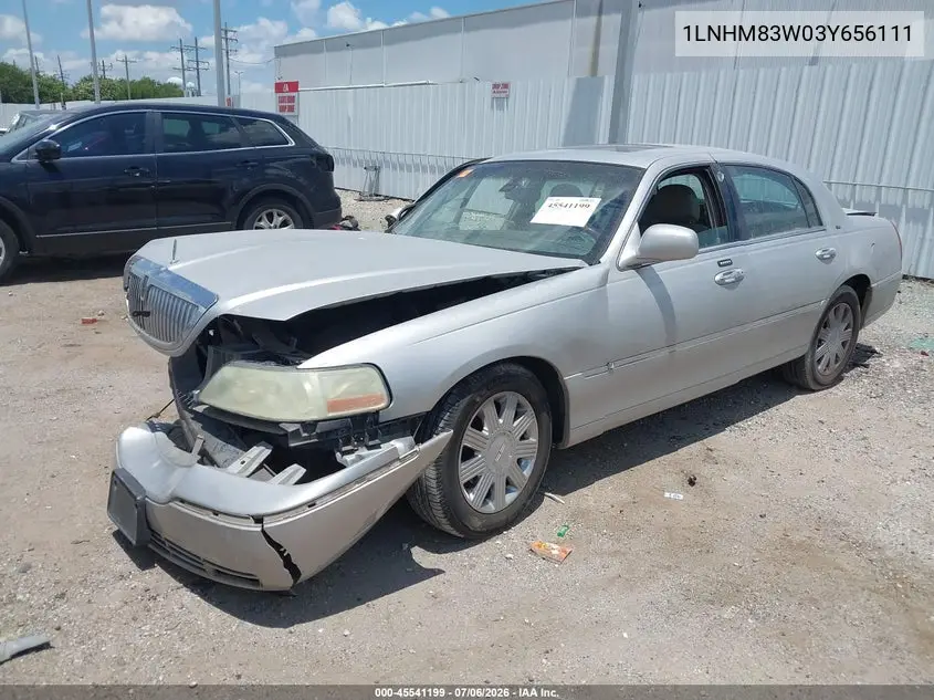 2003 Lincoln Town Car Cartier VIN: 1LNHM83W03Y656111 Lot: 45541199