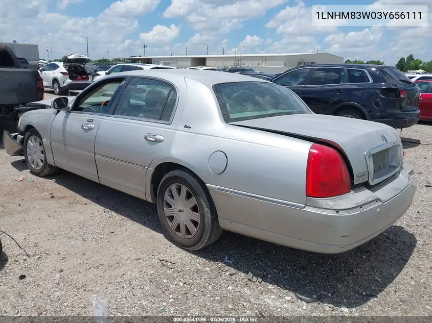 2003 Lincoln Town Car Cartier VIN: 1LNHM83W03Y656111 Lot: 45541199