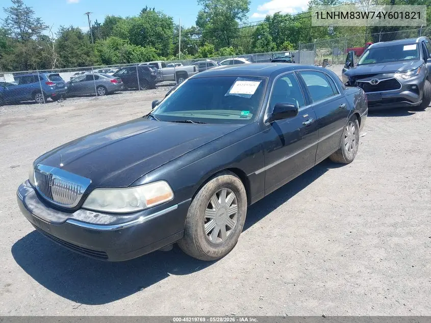 2004 Lincoln Town Car Ultimate VIN: 1LNHM83W74Y601821 Lot: 45219769