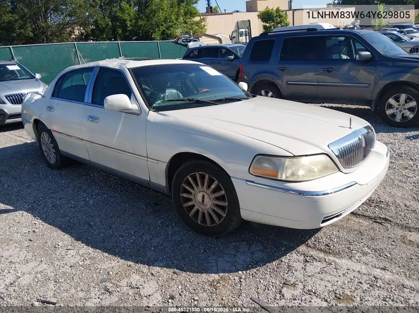 2004 Lincoln Town Car Ultimate VIN: 1LNHM83W64Y629805 Lot: 45321330