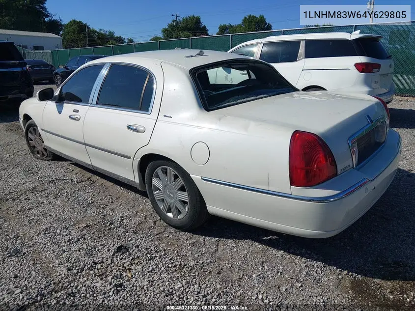 2004 Lincoln Town Car Ultimate VIN: 1LNHM83W64Y629805 Lot: 45321330