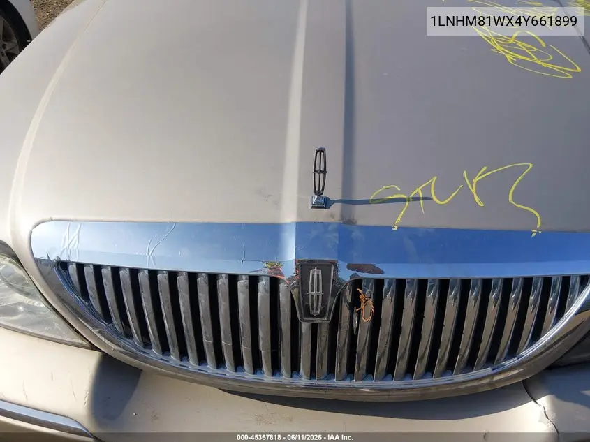 2004 Lincoln Town Car Signature VIN: 1LNHM81WX4Y661899 Lot: 45367818