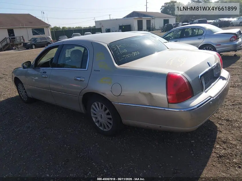 2004 Lincoln Town Car Signature VIN: 1LNHM81WX4Y661899 Lot: 45367818