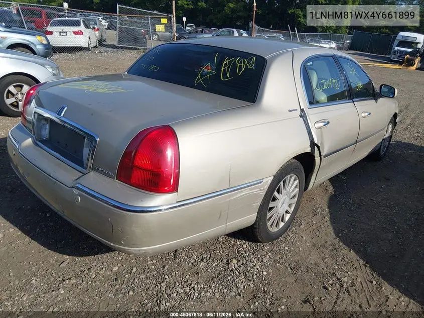 2004 Lincoln Town Car Signature VIN: 1LNHM81WX4Y661899 Lot: 45367818
