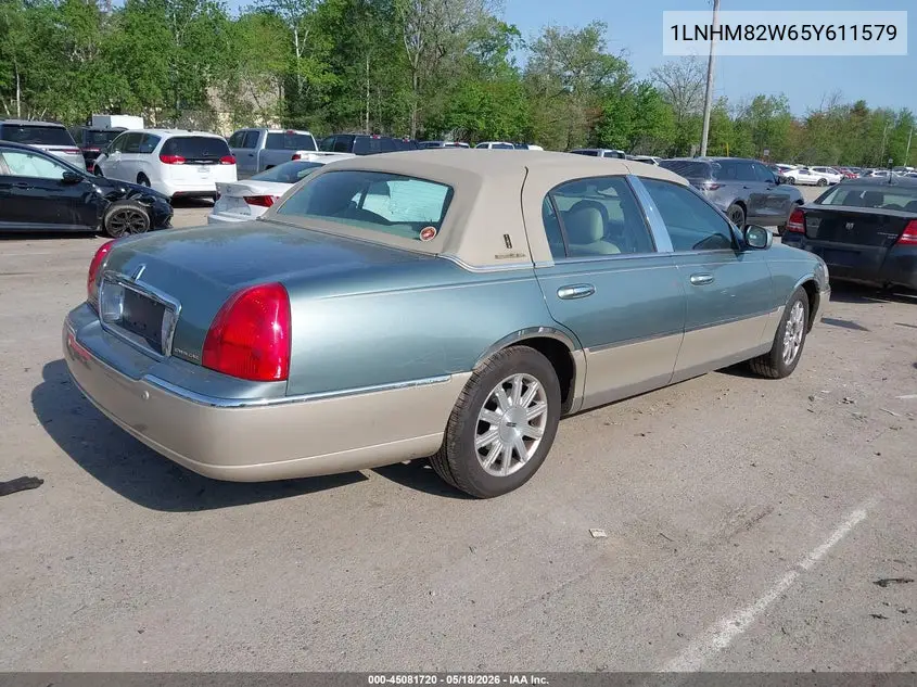 2005 Lincoln Town Car Signature Limited VIN: 1LNHM82W65Y611579 Lot: 45081720