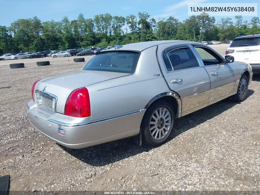 2005 Lincoln Town Car Signature Limited VIN: 1LNHM82W45Y638408 Lot: 45379752