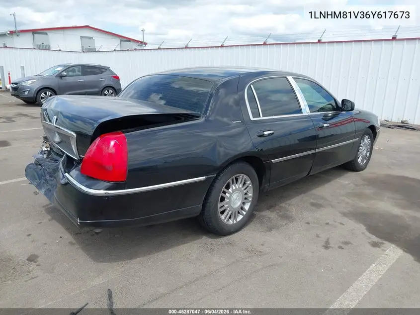 2006 Lincoln Town Car Signature VIN: 1LNHM81V36Y617673 Lot: 45287047