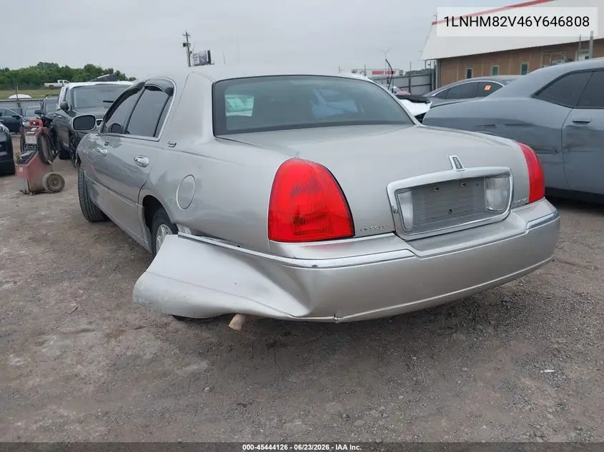 2006 Lincoln Town Car Signature Limited VIN: 1LNHM82V46Y646808 Lot: 45444126