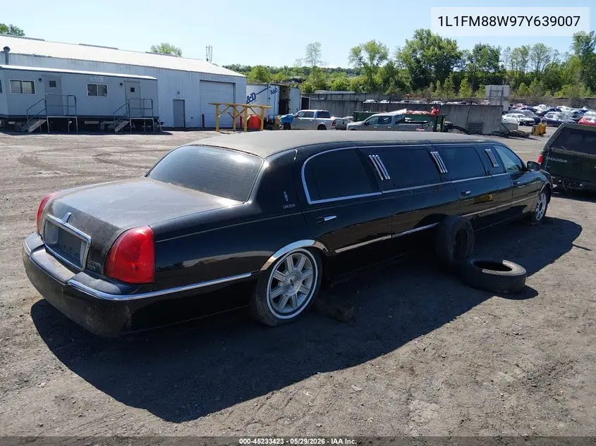 2007 Lincoln Town Car Executive VIN: 1L1FM88W97Y639007 Lot: 45233423