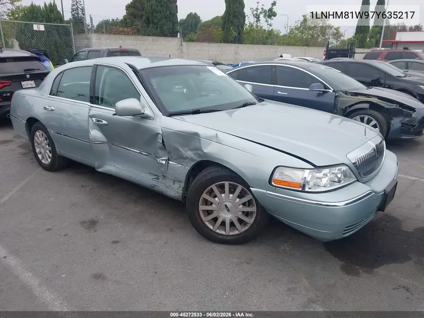2007 Lincoln Town Car Signature VIN: 1LNHM81W97Y635217 Lot: 45272533