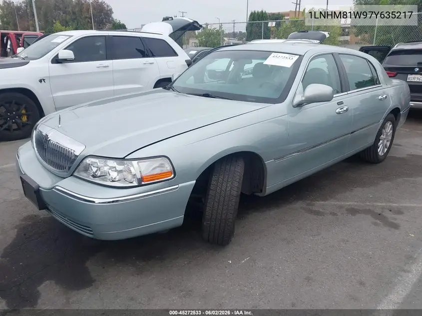 2007 Lincoln Town Car Signature VIN: 1LNHM81W97Y635217 Lot: 45272533