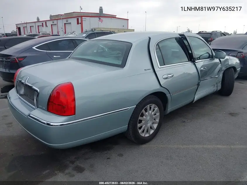 2007 Lincoln Town Car Signature VIN: 1LNHM81W97Y635217 Lot: 45272533