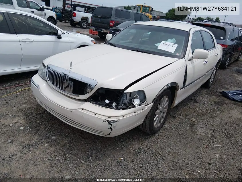 2007 Lincoln Town Car Signature VIN: 1LNHM81W27Y634121 Lot: 45432342