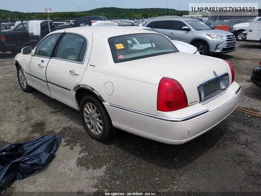 2007 Lincoln Town Car Signature VIN: 1LNHM81W27Y634121 Lot: 45432342