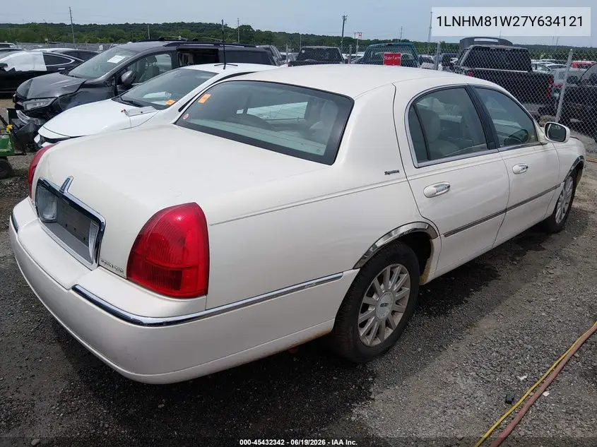 2007 Lincoln Town Car Signature VIN: 1LNHM81W27Y634121 Lot: 45432342
