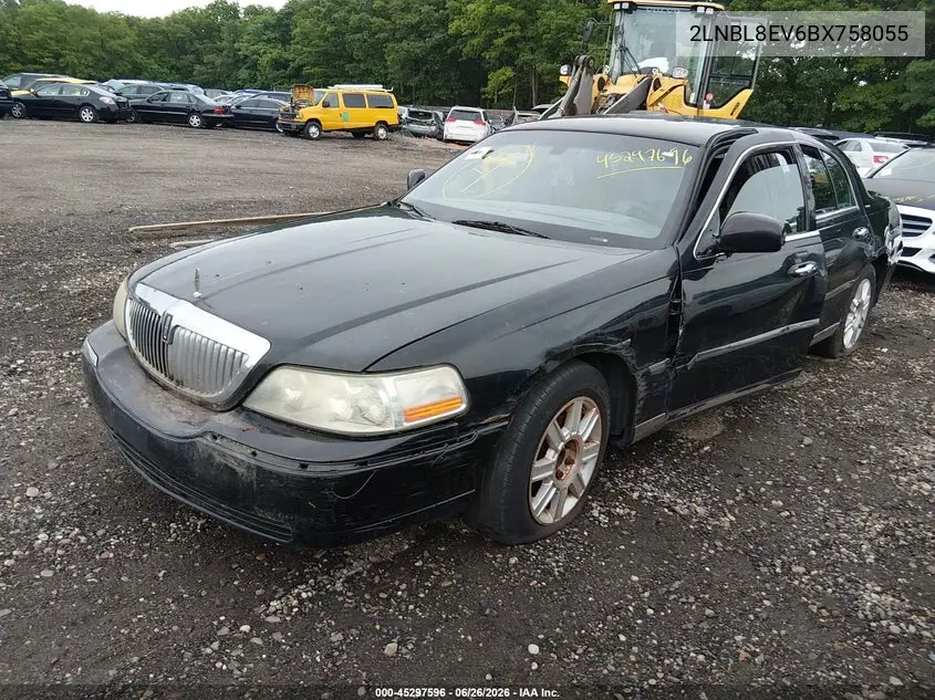 2011 Lincoln Town Car Executive L VIN: 2LNBL8EV6BX758055 Lot: 45297596
