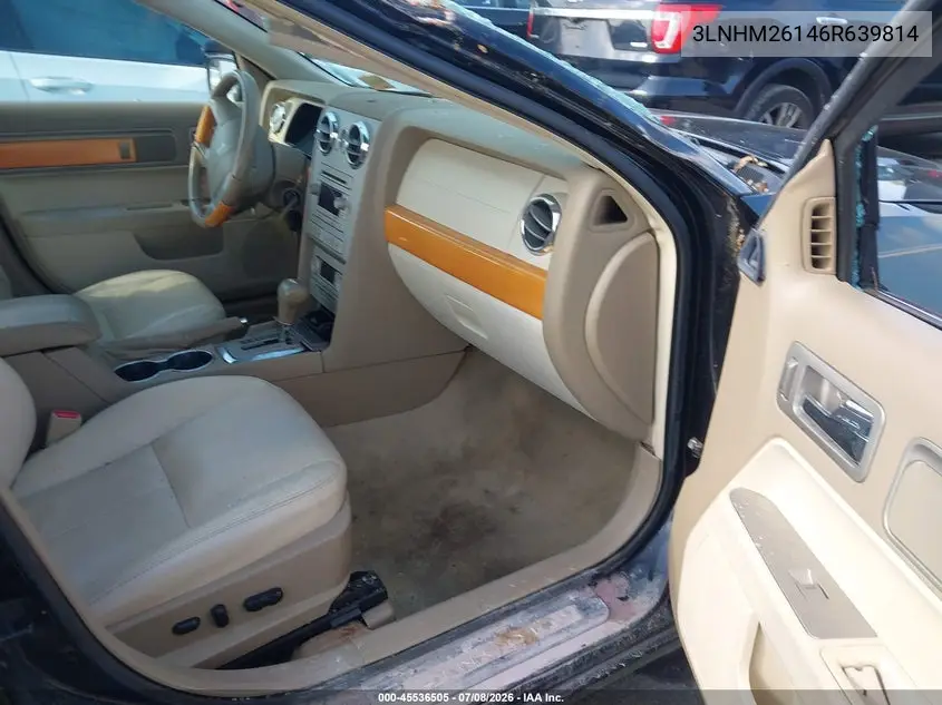 2006 Lincoln Zephyr VIN: 3LNHM26146R639814 Lot: 45536505