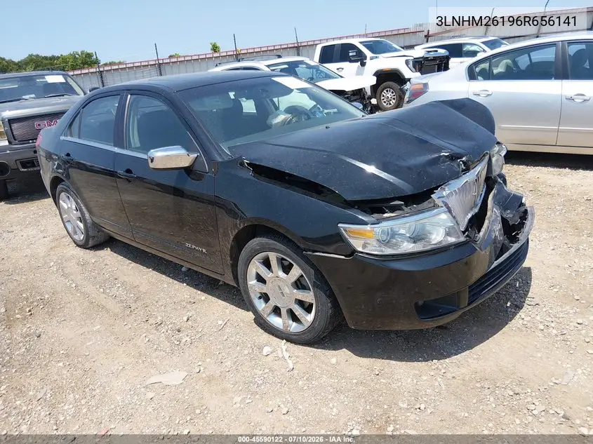 2006 Lincoln Zephyr VIN: 3LNHM26196R656141 Lot: 45590122