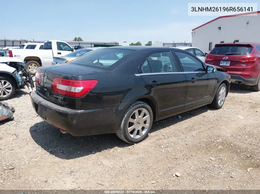 2006 Lincoln Zephyr VIN: 3LNHM26196R656141 Lot: 45590122