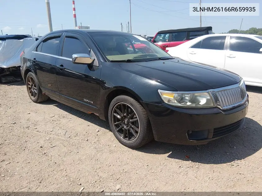 2006 Lincoln Zephyr VIN: 3LNHM26166R659935 Lot: 45608402