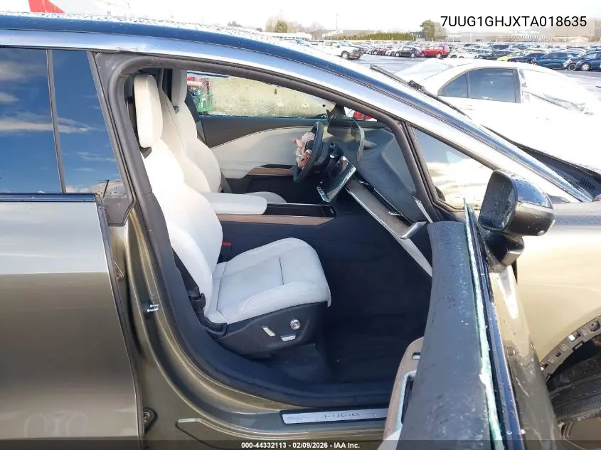 2026 Lucid Gravity Grand Touring VIN: 7UUG1GHJXTA018635 Lot: 44332113