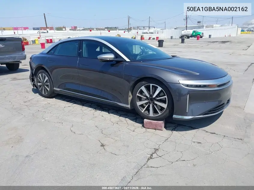 2022 Lucid Air Grand Touring VIN: 50EA1GBA5NA002162 Lot: 45072627